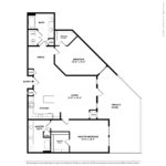 The Curb Norwalk (B4) Floorplans - showing two bedrooms and two bath, Norwalk, CT