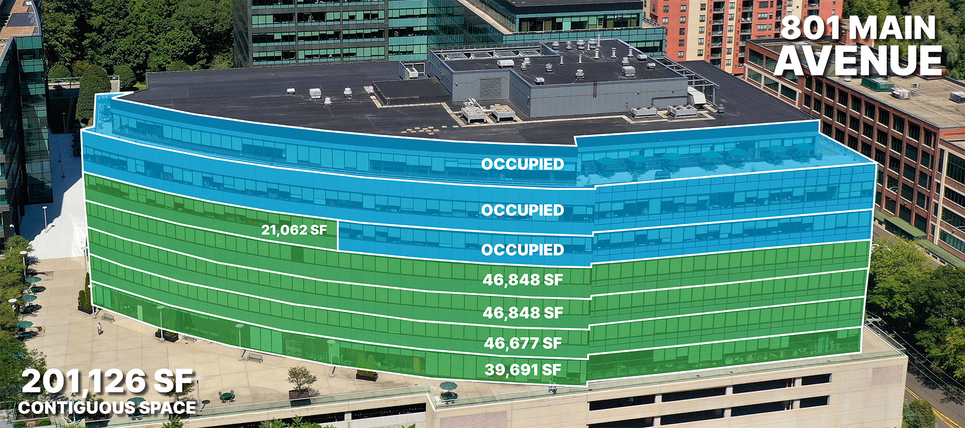 801 Main Avenue Availability 801 Main Avenue Availability by Floor