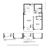 Opus Harbor Point Stamford - Floorplans (A13) Showing one bedroom and one bathroom, Stamford, CT