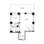 The Beacon Jersey Criterion (A29) Floorplans - Showing one bedroom and one bath, Jersey City, NJ