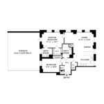 The Beacon Jersey Hague (B14) Floorplans - Showing two bedrooms and one bath, Jersey City, NJ