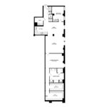 The Beacon Jersey Tower (B3) Furnished Floorplans - Showing two bedrooms and two bath, Jersey City, NJ