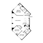 Anthem Harbor Point Stamford, CT Floorplans (C1) Showing three bedrooms and two bathrooms